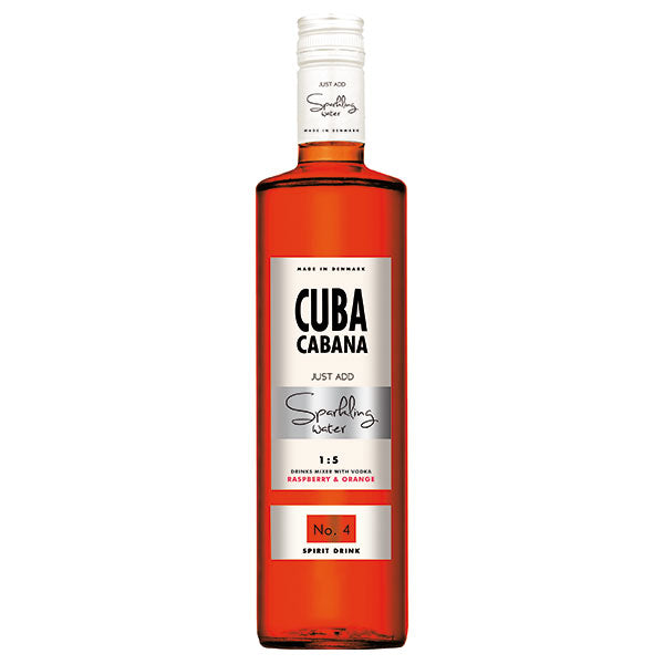 Cuba Cabana No.4 - Raspberry & Orange